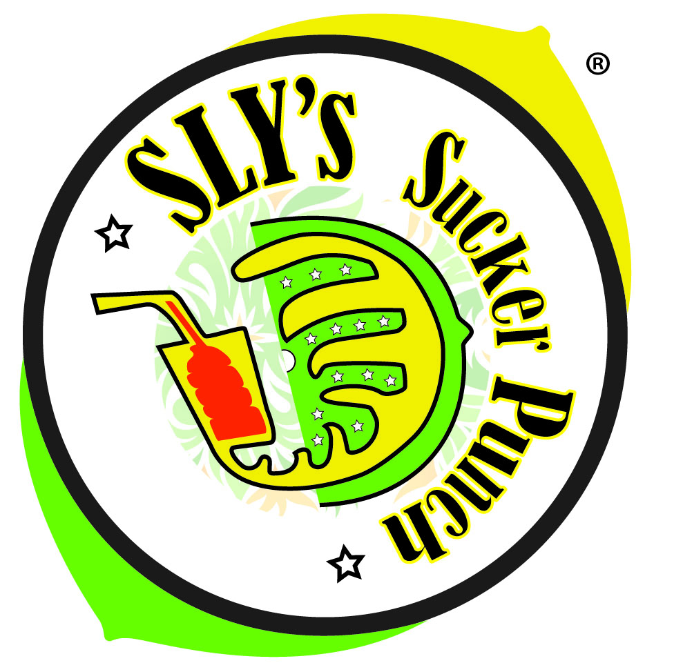 Sly's Sucker Punch Logo Registered White BG