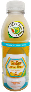 SSP GinGer Lemon Boost_Front Label High Contrast_PNG